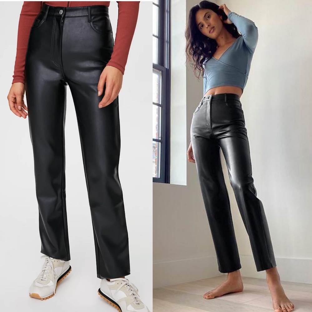 WILFRED ARITZIA THE MELINA PANTS IN BLACK